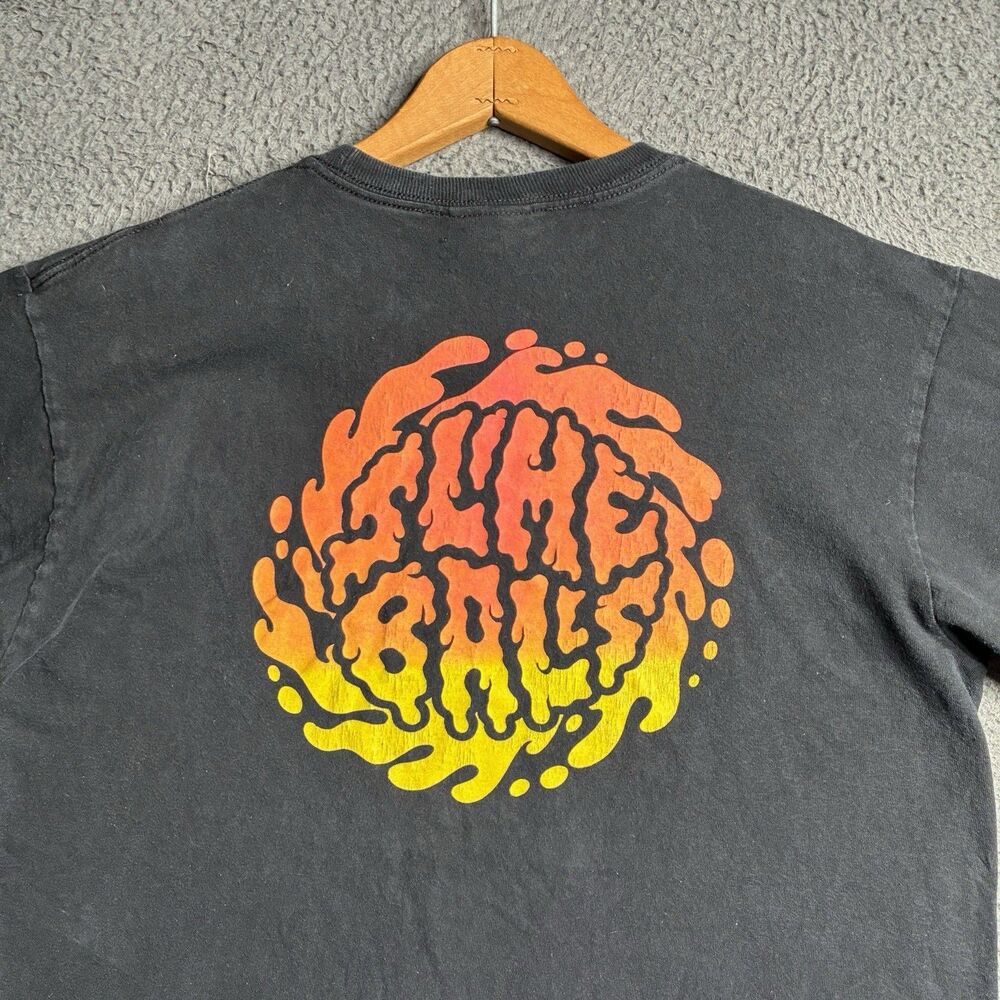 VINTAGE SANTA CRUZ SKATEBOARDS SLIME BALLS CLASSIC LOGO Medium NHS TAG